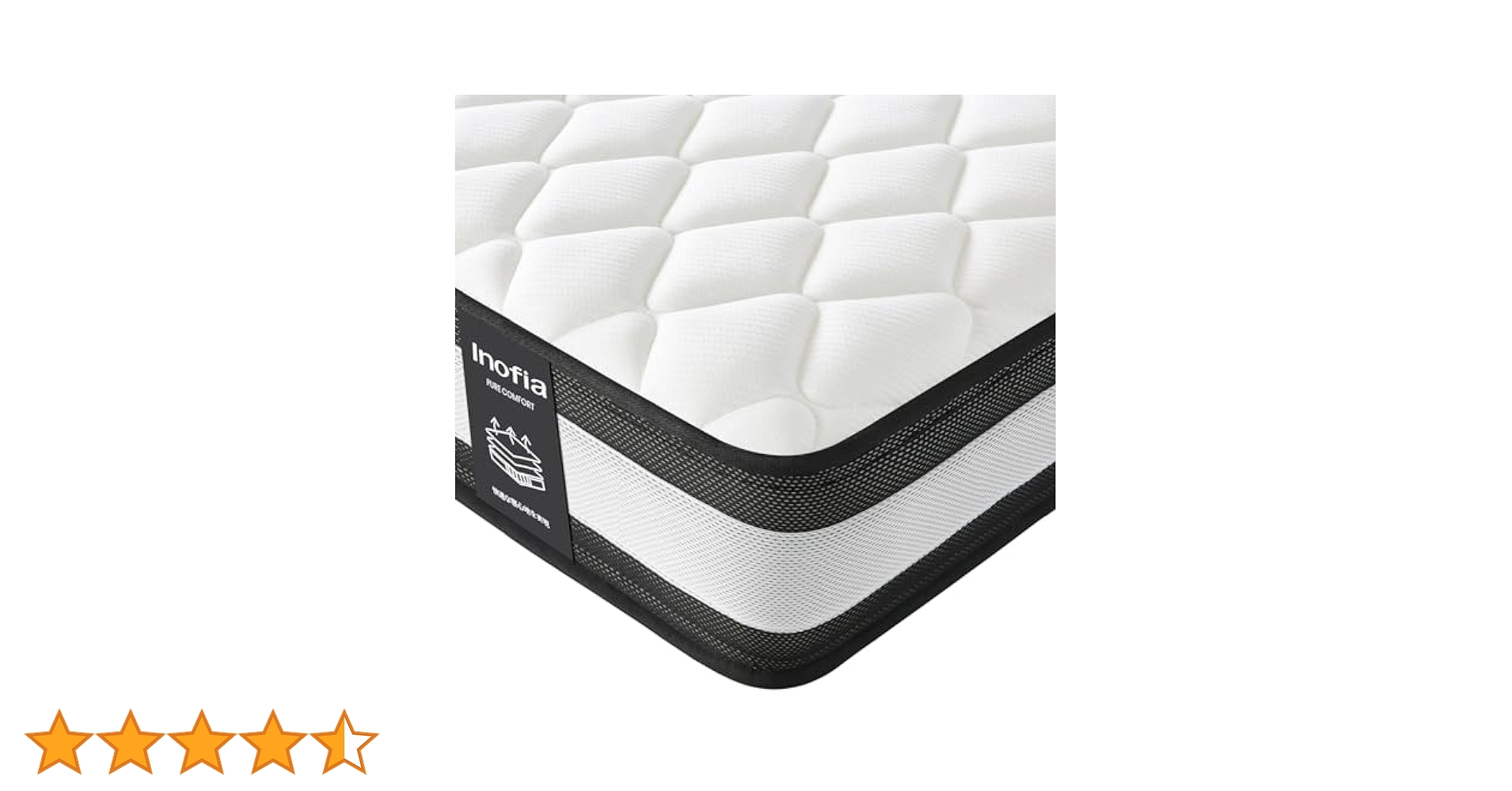 Inofiaマットレス クイーン  極厚24cm ベッドマットレス 81OndFKCQML._AC_SY200_QL15_.jpg